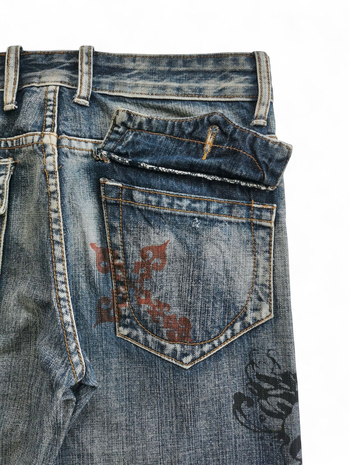 semanticdesign Semantic Design, Tribal Tattoo Printed Jeans Size US 30 / EU 46 - 7 Thumbnail