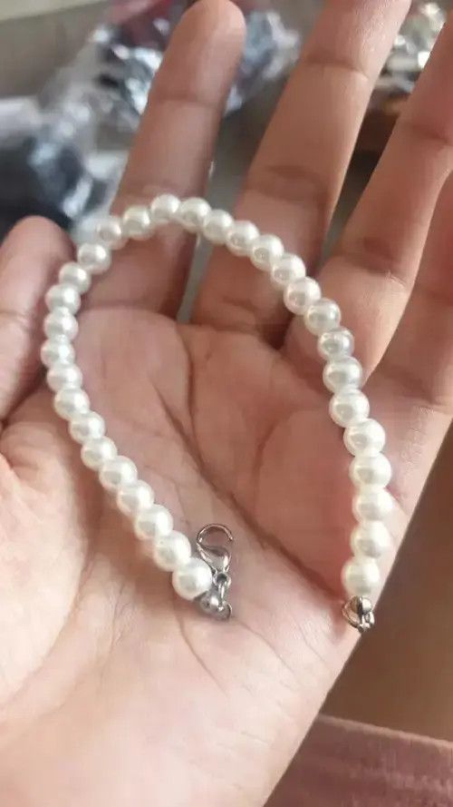 Jewelry 6mm Handmade Elastic Beads Bracelets Size ONE SIZE - 3 Thumbnail