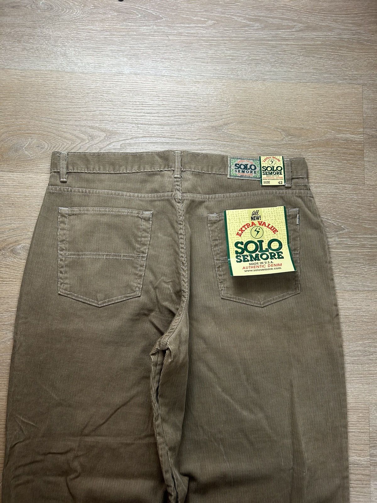 SOLO SEMORE Wide Baggy Denim Pants Dope vintage 90s solo semore 