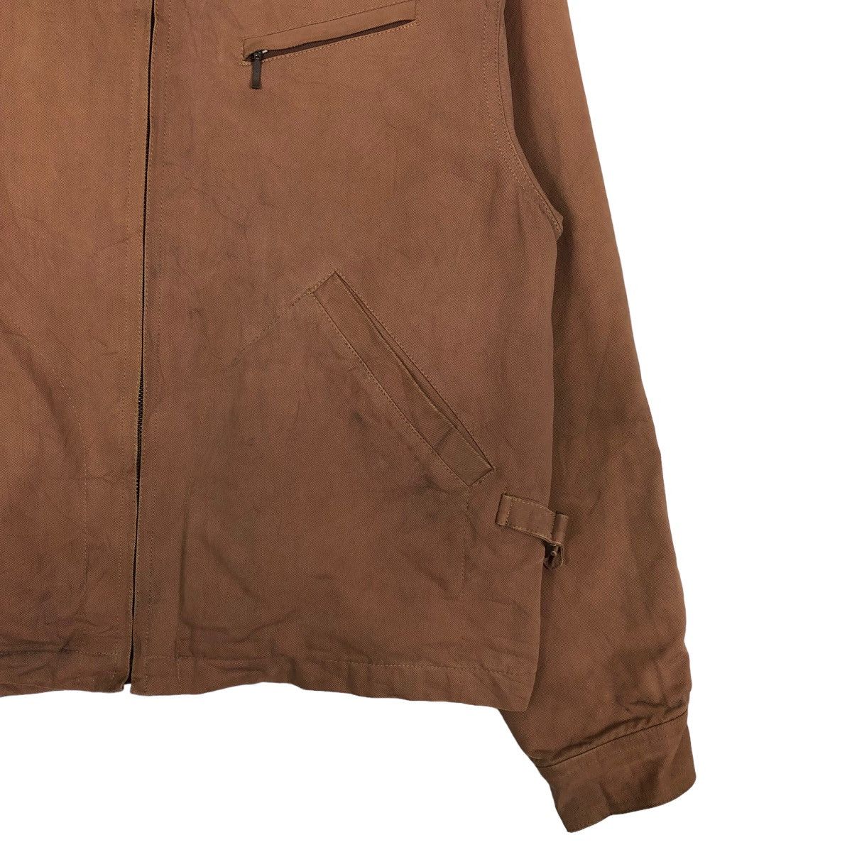 Japanese Brand 🔥Vintage Biker Chore Jacket Beams Japan Made Zipper Size US M / EU 48-50 / 2 - 5 Thumbnail
