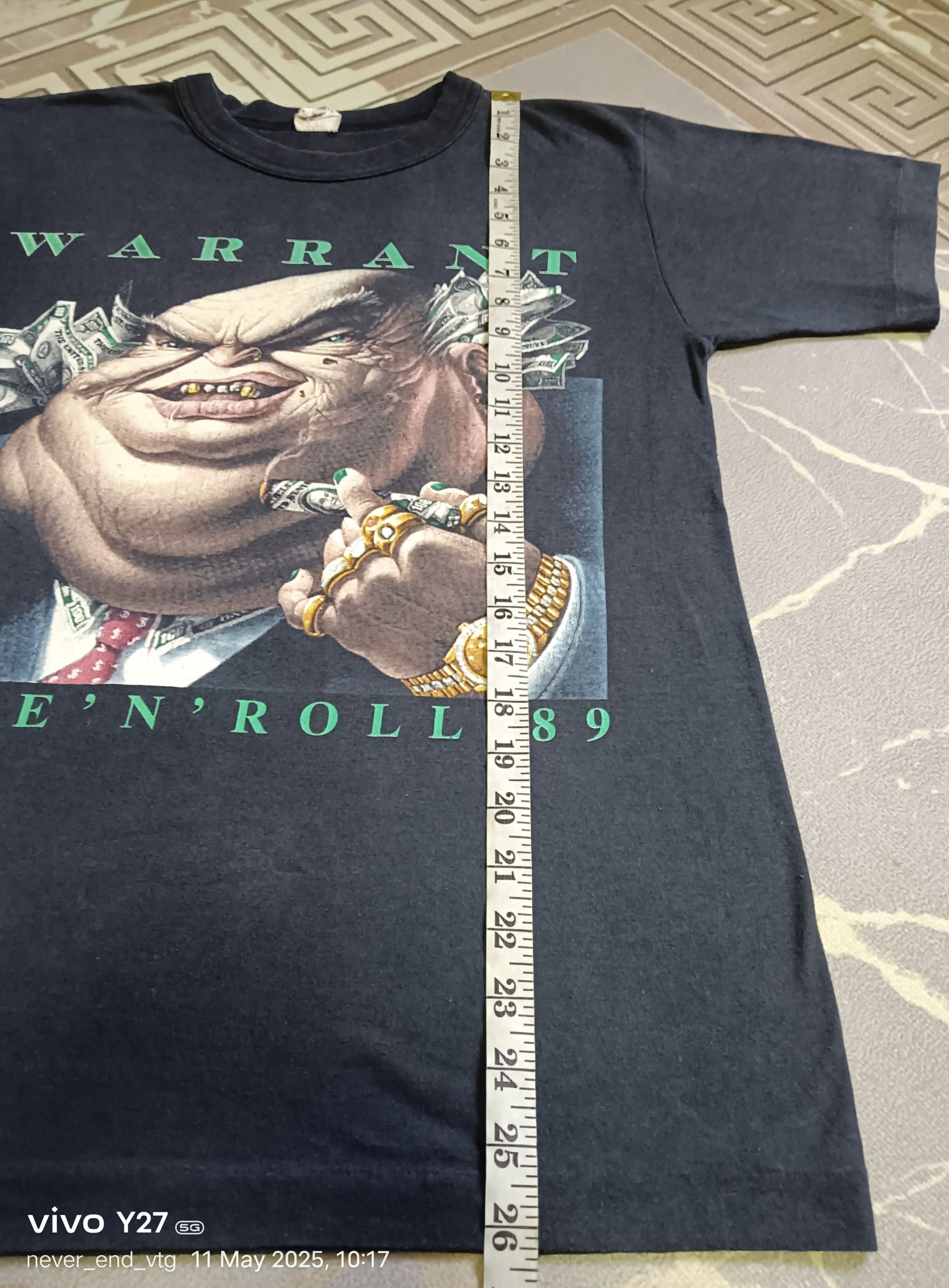 Band Tees × Vintage VINTAGE WARRANT RAGE N ROLL Size US M / EU 48-50 / 2 - 8 Thumbnail