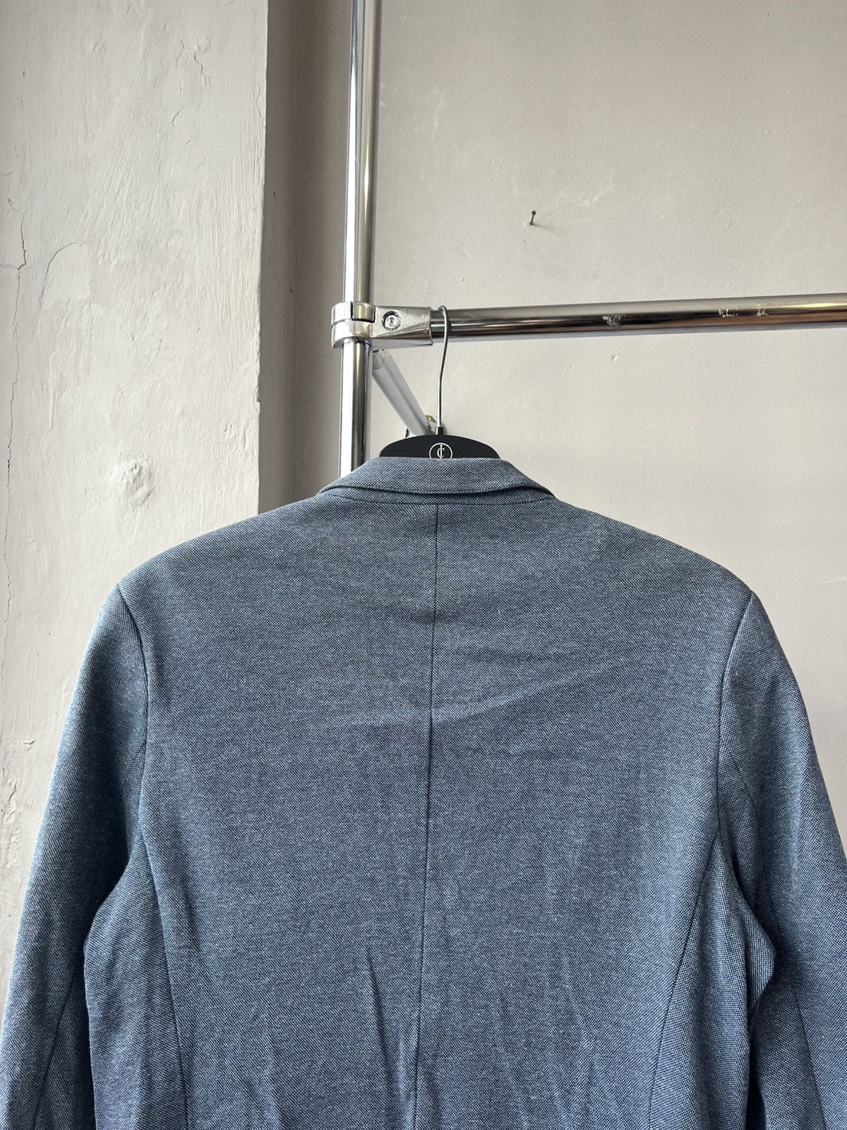 Louis Feraud LOUIS FERAUD PARIS MADE IN ITALY BLUE MENS SOLID BLAZER 52 Size 52R - 12 Thumbnail