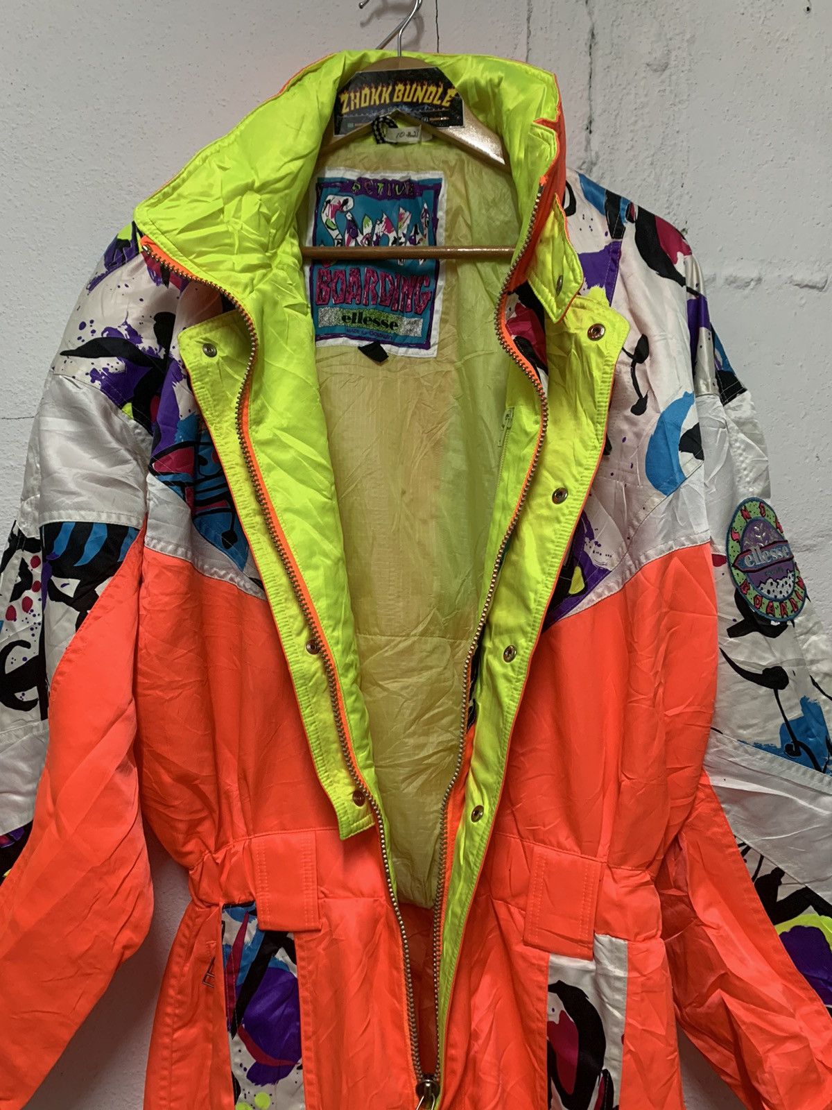 Ellesse Vintage Ellesse Full Ski Suit Size 36R - 8 Thumbnail