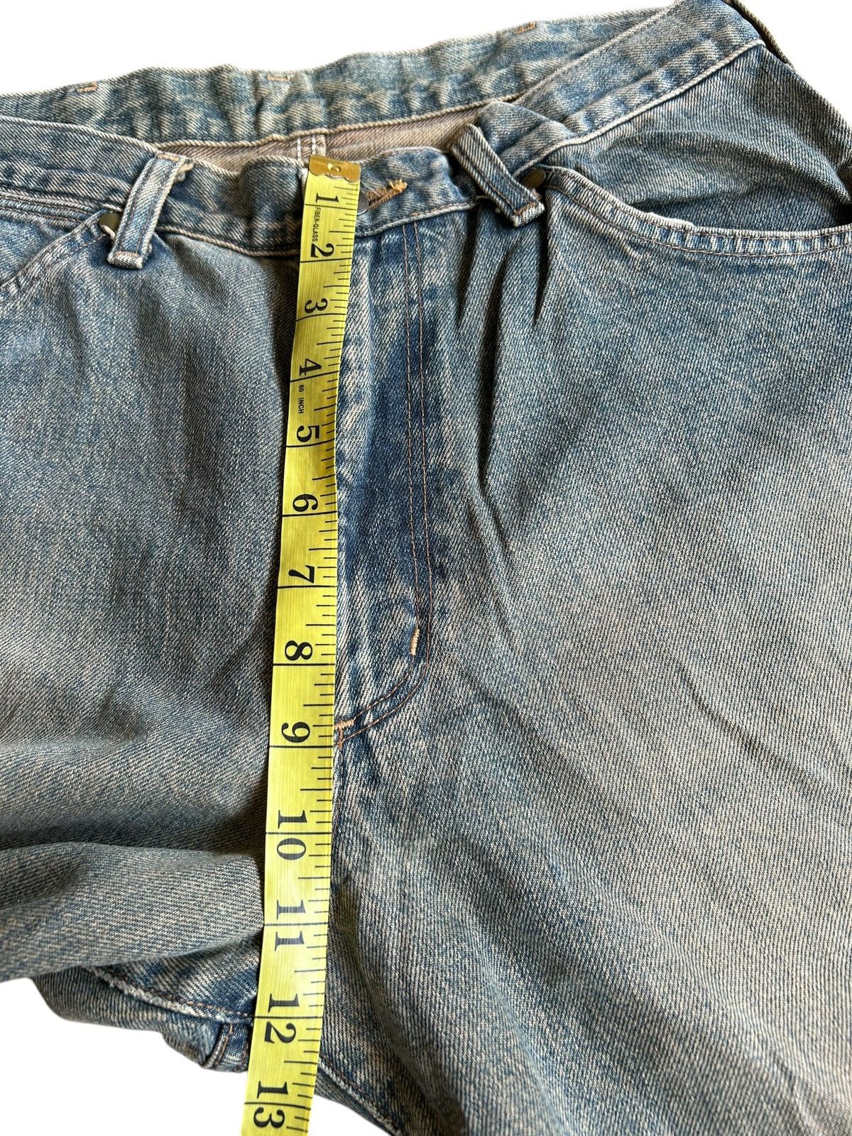 Japanese Brand × Kapital × Vintage Wrangler Selvedge Baggy Distressed Denim Jeans Rusty Size US 31 - 15 Thumbnail
