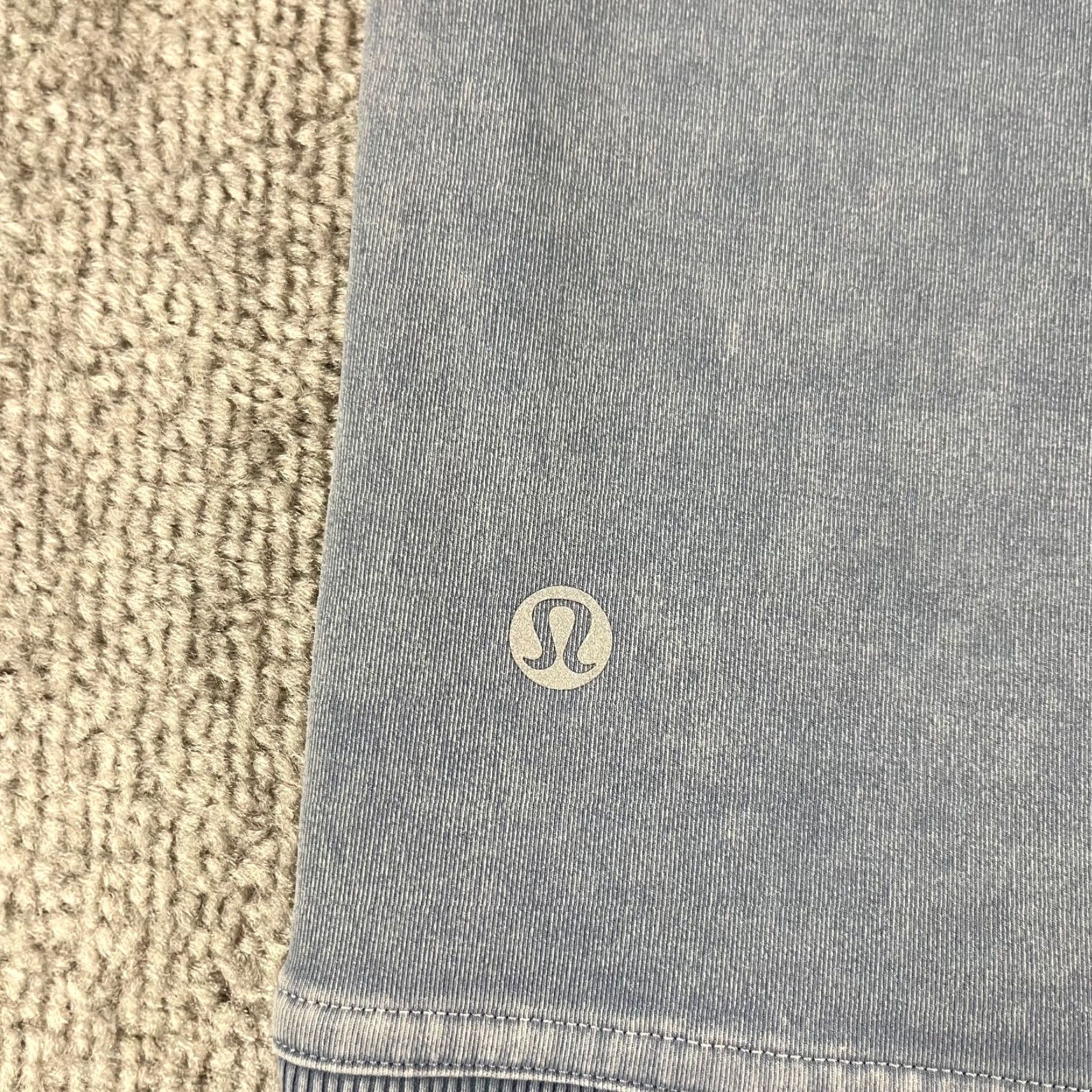 Lululemon LULULEMON Leggings Womens Size 4 Wunder Under Crop 23" Ribbed Washed Moon Blue Size 27" / US 4 / IT 40 - 4 Thumbnail