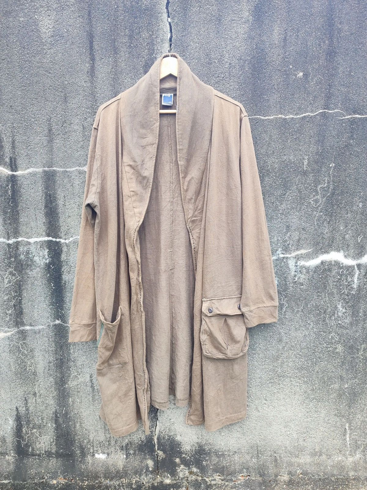 Japanese Brand Vintage PPFM (Peyton Place For Men) Drape Cardigan Jacket Size US L / EU 52-54 / 3 - 1 Thumbnail