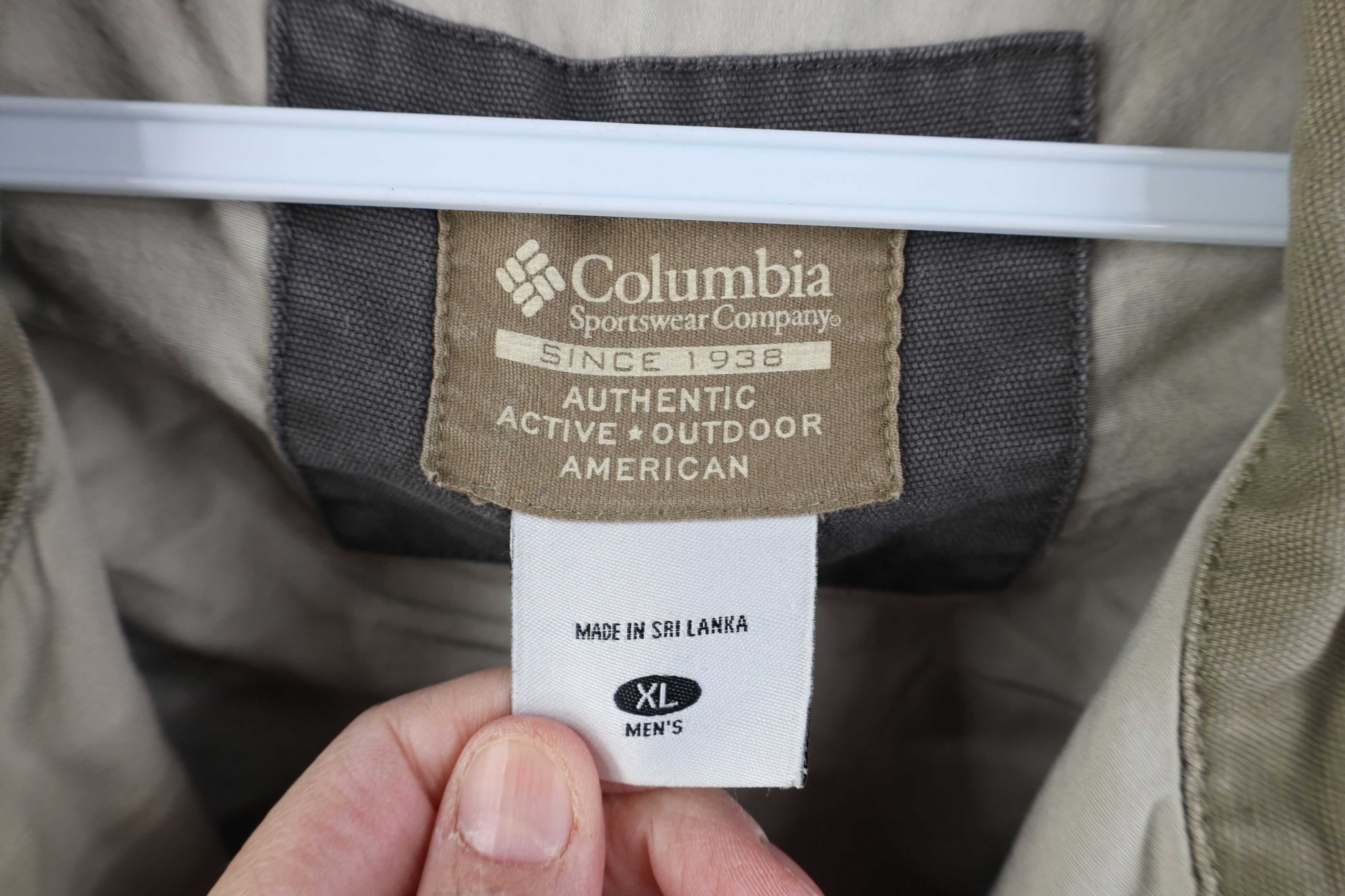 Columbia Vintage 90s Y2K Columbia Spell Canvas Bomber Jacket Beige Size US XL / EU 56 / 4 - 8 Thumbnail