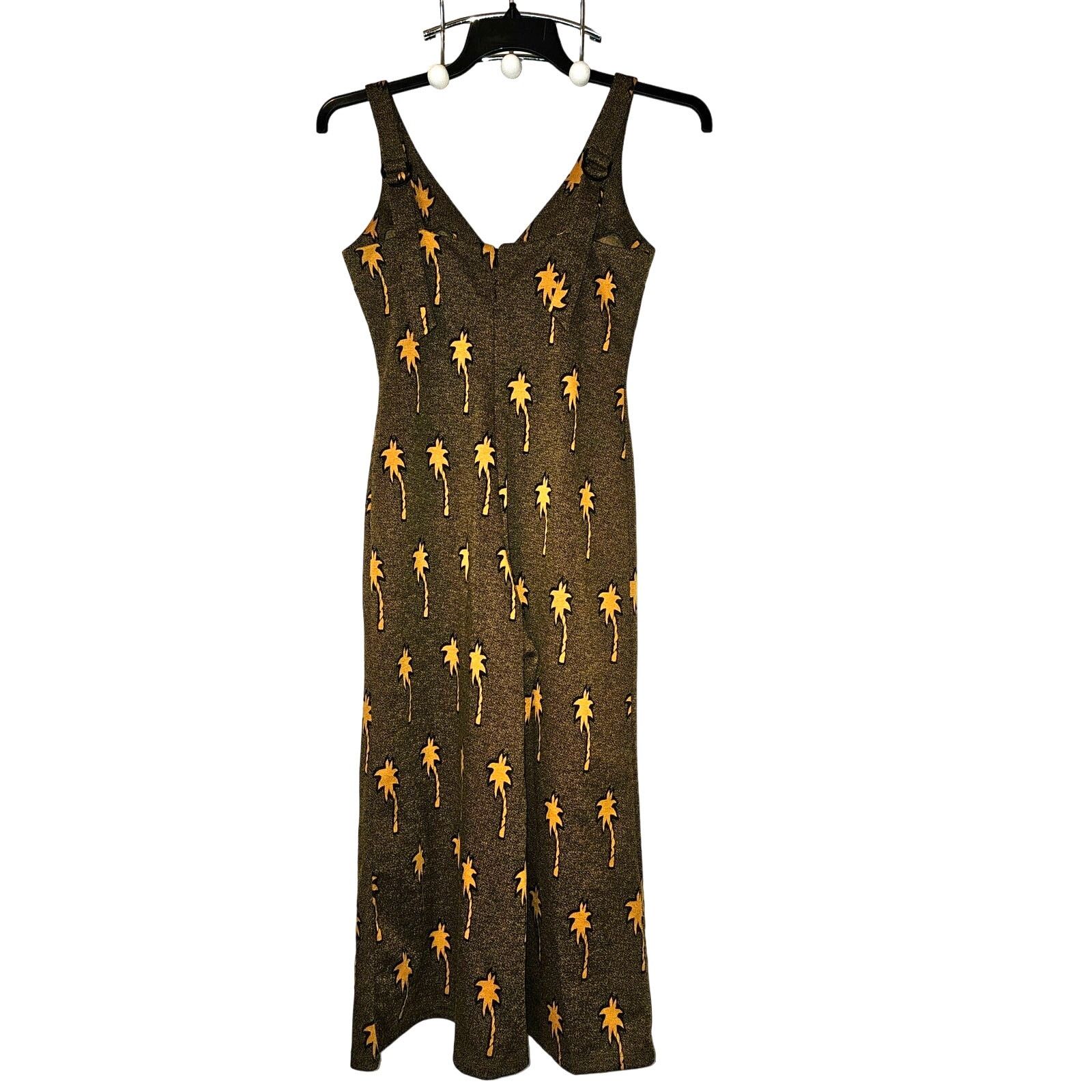 Anthropologie × Hutch New Anthropologie Mimi Jumpsuit by Hutch $209 X-SMALL Brown Size 25" / US 0 / IT 36 - 7 Thumbnail