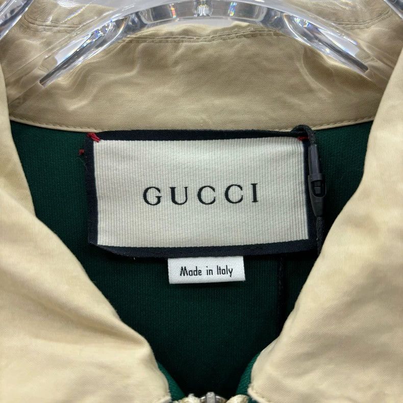 Gucci GucciLogo printed zipper color block printed casual jacket Size US XS / EU 42 / 0 - 6 Thumbnail