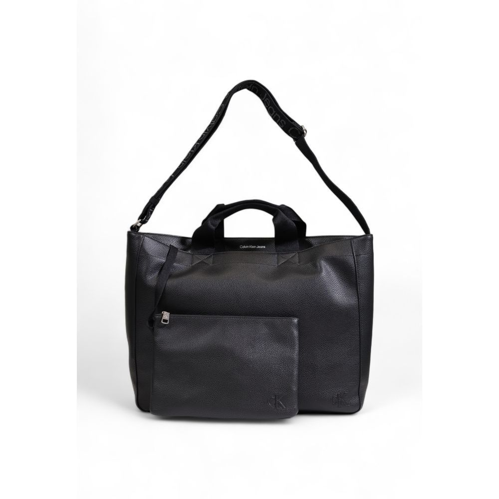 Calvin Klein Black Polyethylene Women's Handbag Size ONE SIZE - 1 Thumbnail