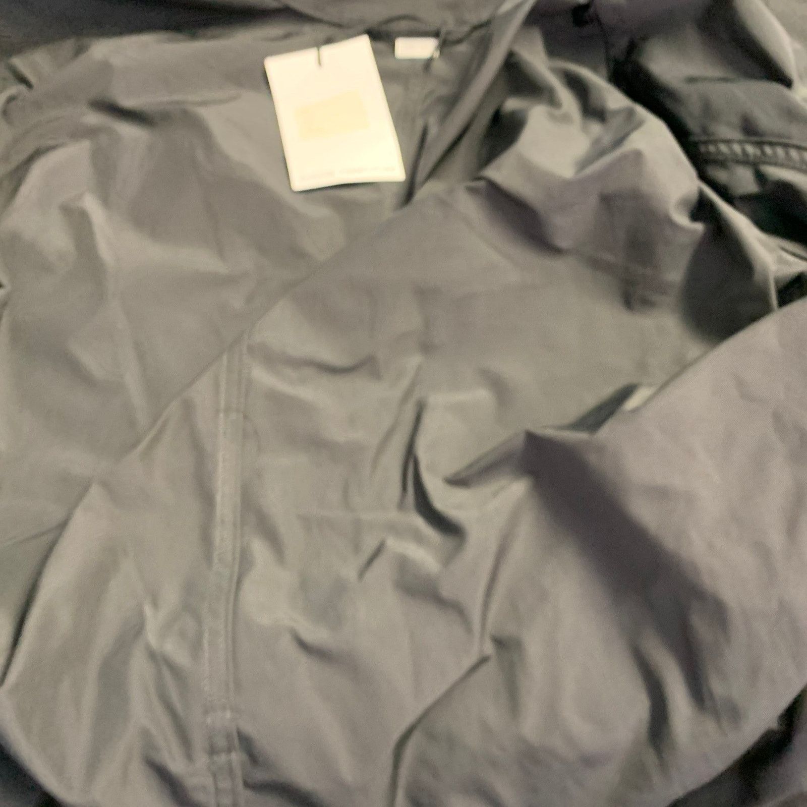 Random Identities RANDOM IDENTITIES Size L Black Polyester Belted Trench Coat Size L / US 10 / IT 46 - 8 Thumbnail