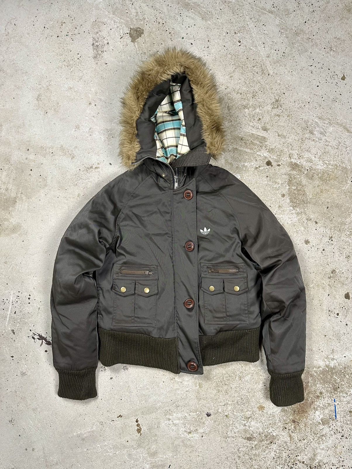 Adidas × Kanye West × Yeezy YEEZY SEASON 1 Short Fur Bomber