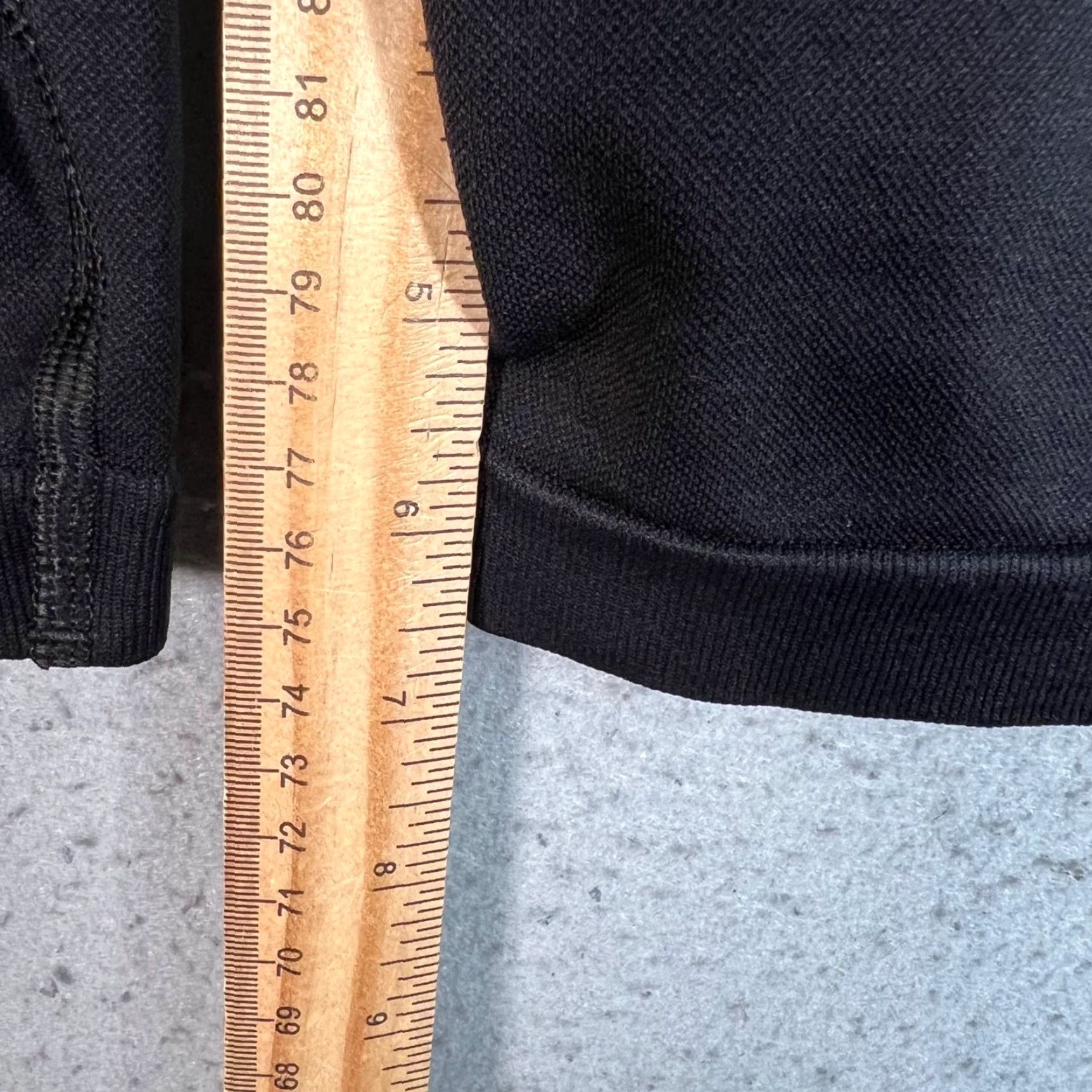 Gymshark VINTAGE Gymshark Womens XS Black High-Waisted Compression Shorts Size 26" / US 2 / IT 38 - 6 Thumbnail