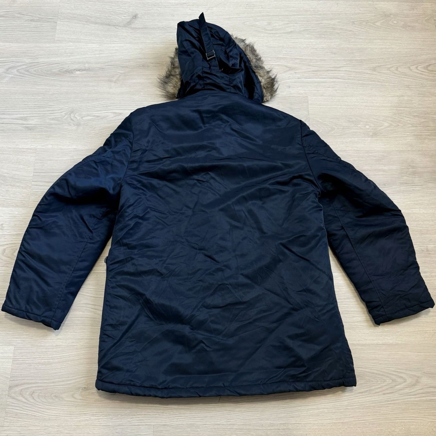Vintage VINTAGE N3b Parka Navy Blue Men Flying Jacket Authentic Arctic Snorkel Parka 40 Size US XXS / EU 40 - 2 Thumbnail