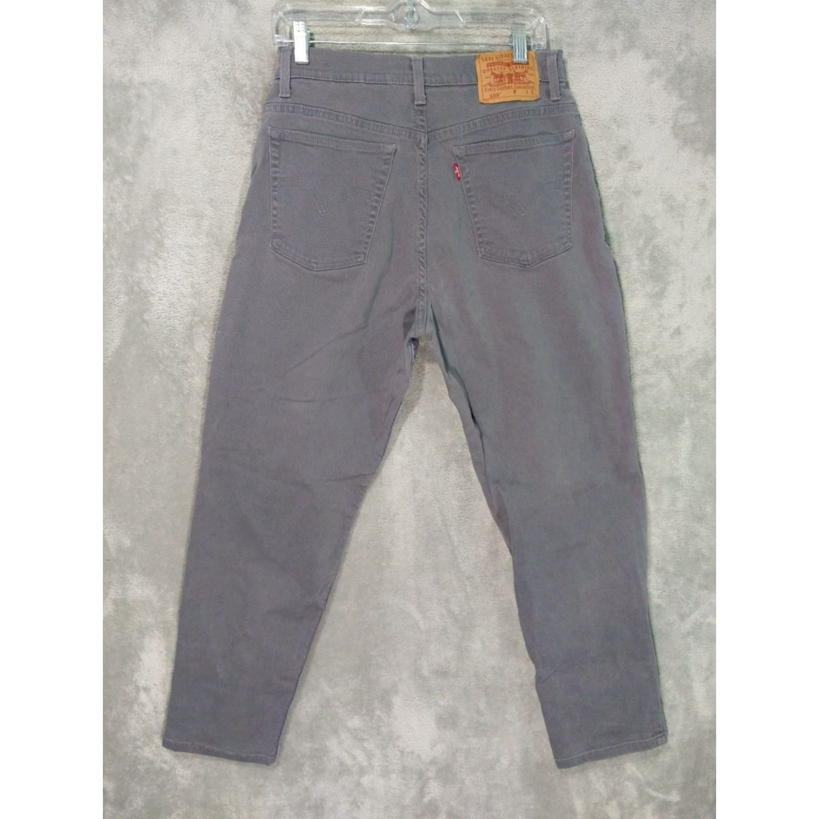 Levi's VINTAGE Levi's 550 Jeans Womens 14 Gray Denim Relaxed Tapered Fit 90s Size 36" / US 14 / IT 50 - 2 Thumbnail