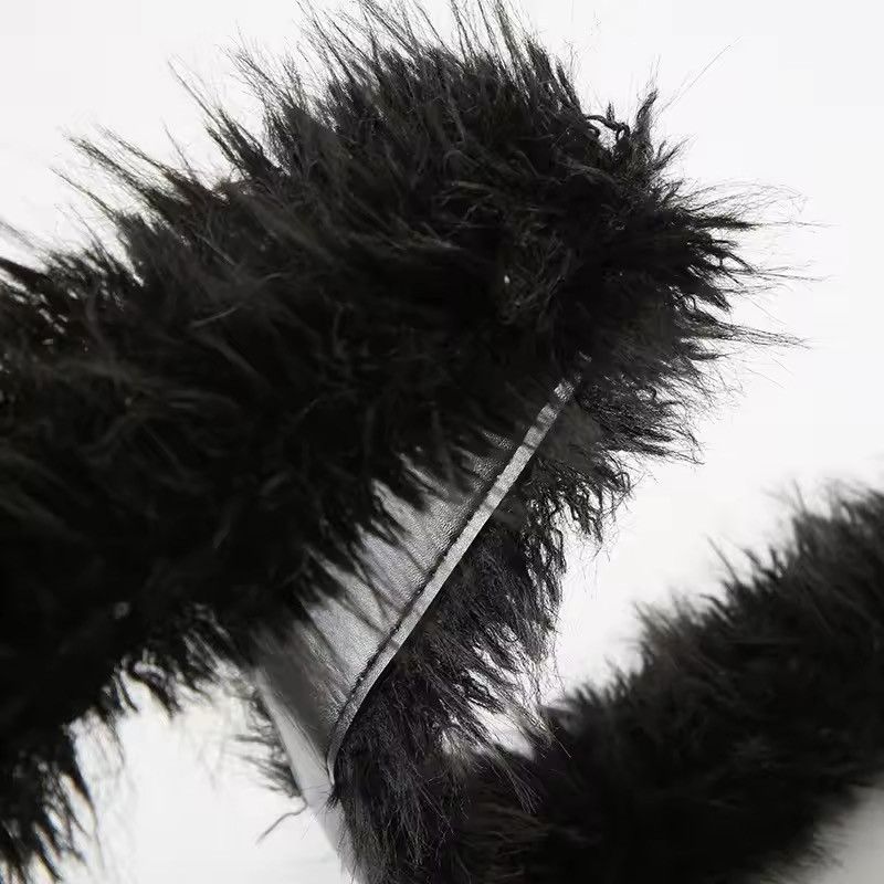 Japanese Brand × Leather Retro PU Leather Faux Fur Belt Size ONE SIZE - 6 Thumbnail
