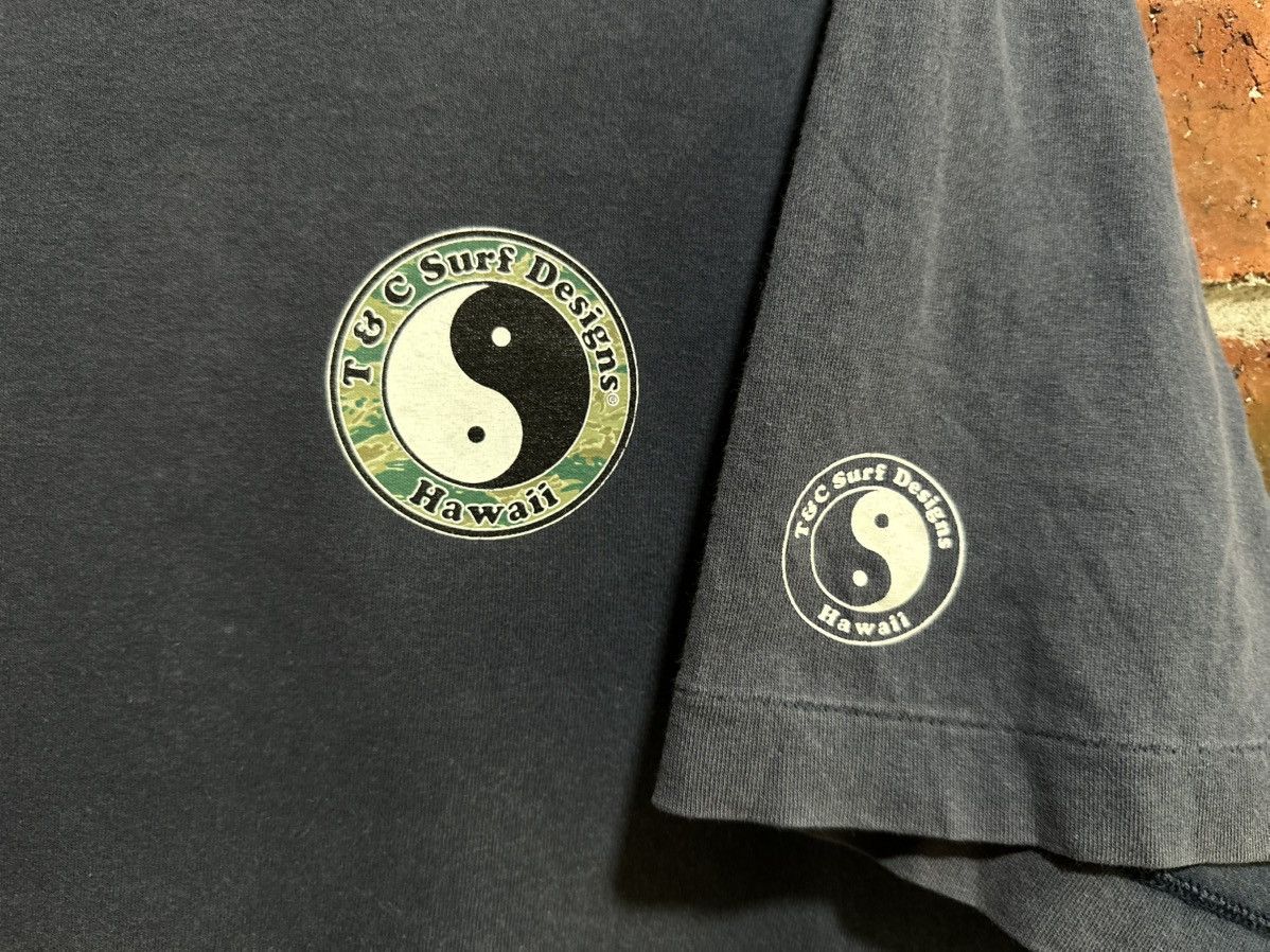 Vintage Thrashed Vintage 90s T&C Surf Design Sun Faded Tee Size US L / EU 52-54 / 3 - 4 Thumbnail