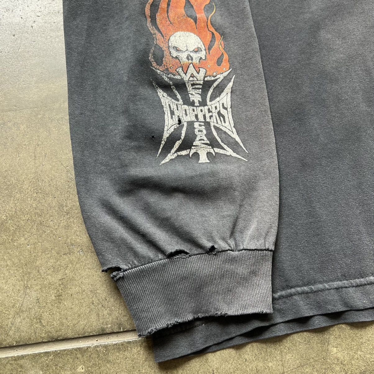Alstyle VTG ‘00s Y2K West Coast Choppers L/S Tee Shirt Biker Size US XXL / EU 58 / 5 - 12 Thumbnail