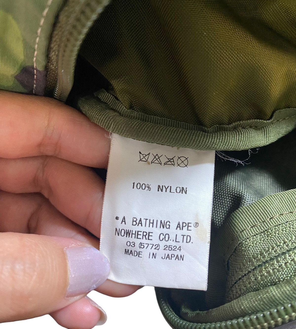 Bape BAPE ABC Green camo Backpack Size ONE SIZE - 6 Thumbnail
