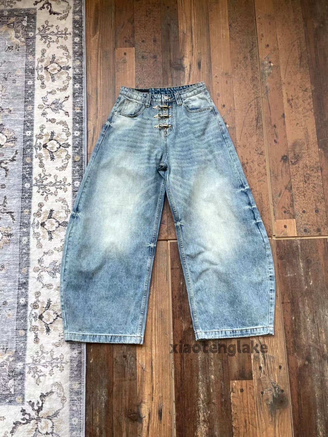 Jean zx vintage washed faded cleanfit yuppie distressed jeans Size US 28 / EU 44 - 3 Thumbnail