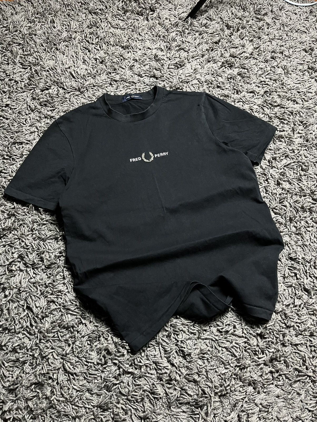 Fred Perry Fred Perry Center Chest Laurel Wreath Tee Black Size US S / EU 44-46 / 1 - 1 Thumbnail
