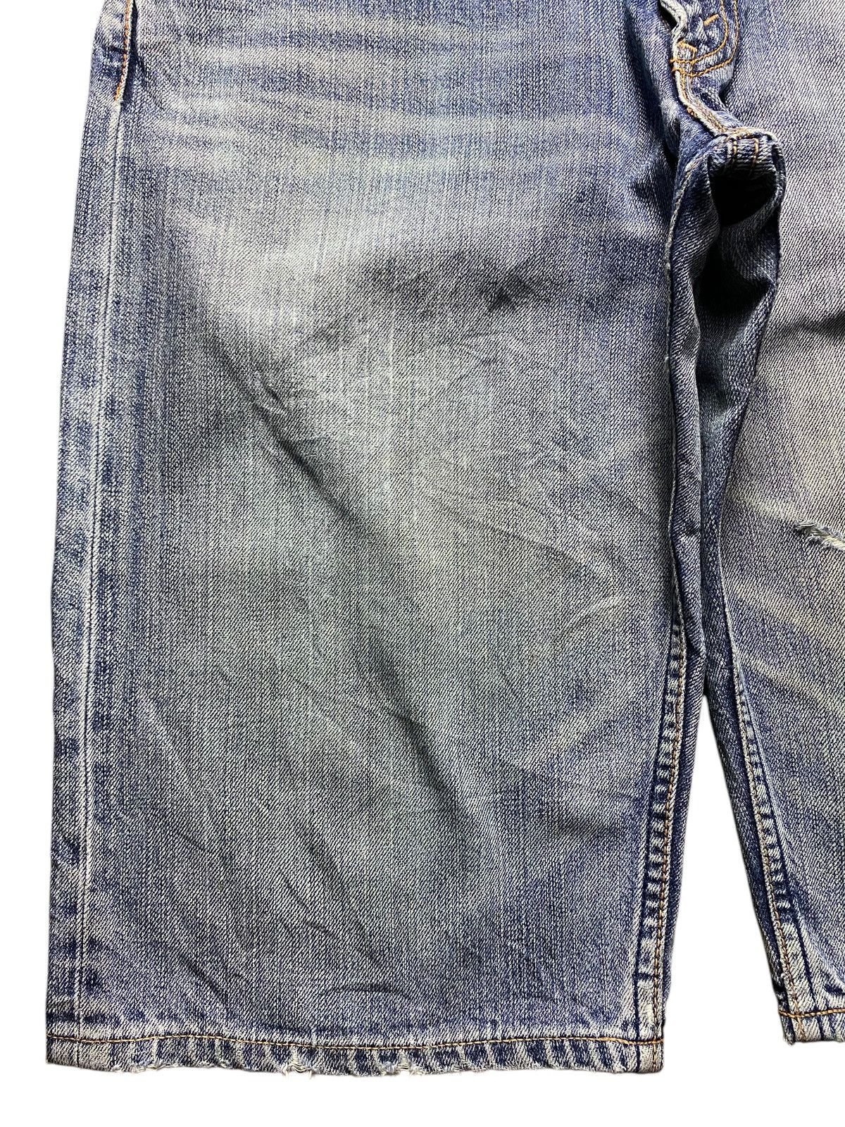 Levi's Vintage Clothing Vintage Levis 503 Denim Distressed Short Jeans Size US 34 / EU 50 - 3 Thumbnail