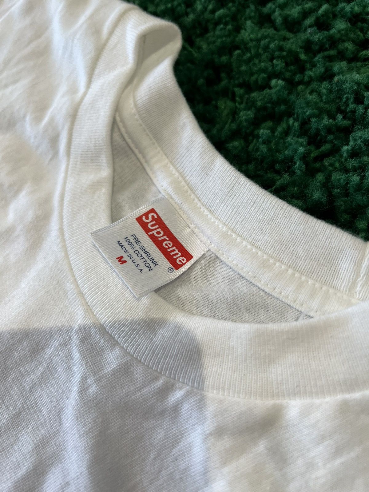 Supreme Supreme Smoke Tee White Size US M / EU 48-50 / 2 - 3 Thumbnail