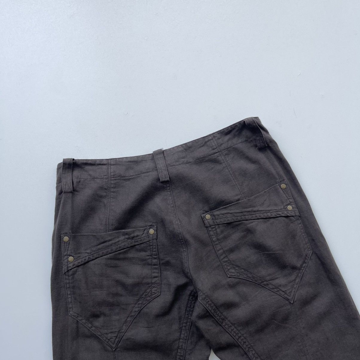 Richmond Denim Richmond Denim Cotton/Linen Baggy Vintage Pants Brown Size US 32 / EU 48 - 6 Thumbnail