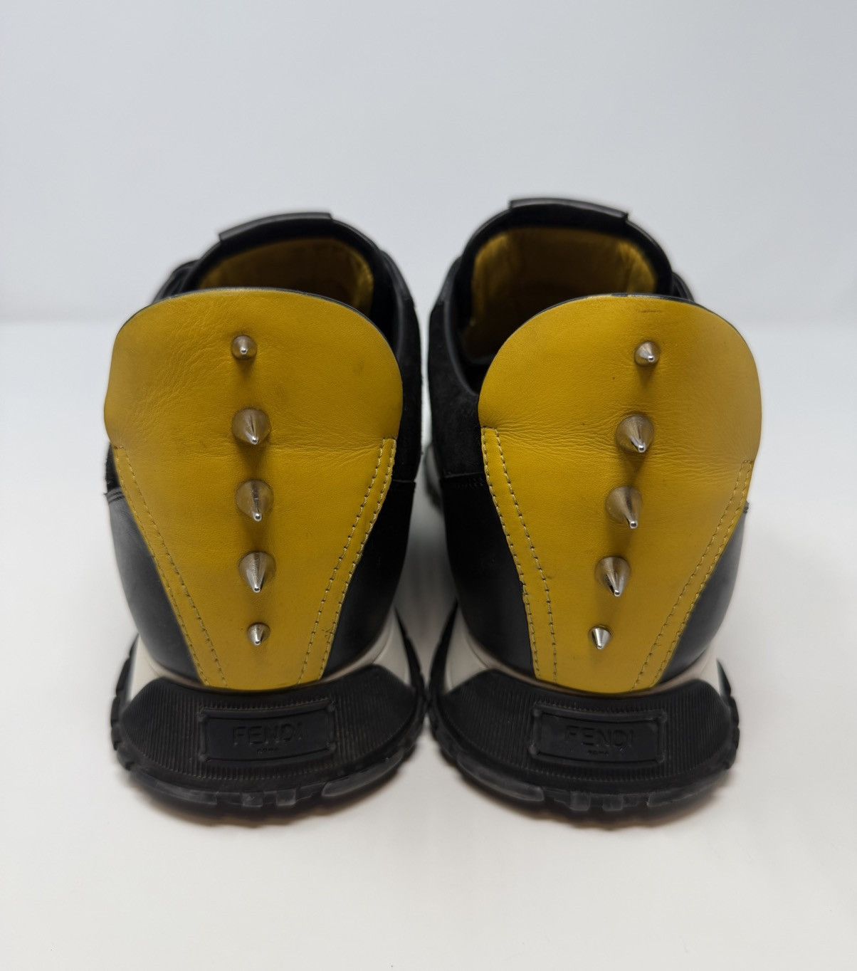 Fendi Fendi Monster Eye Spike Leather Sneaker Size US 9 / EU 42 - 5 Thumbnail