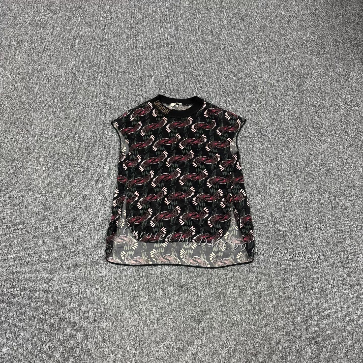 Fendi Fendi Silk Sleeveless Floral Print Top Size XS / US 0-2 / IT 36-38 - 1 Thumbnail