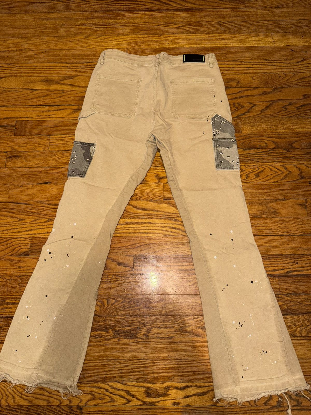 EPTM. Tan/camo EPTM FLARE JEANS size 34 Size US 34 / EU 50 - 2 Thumbnail