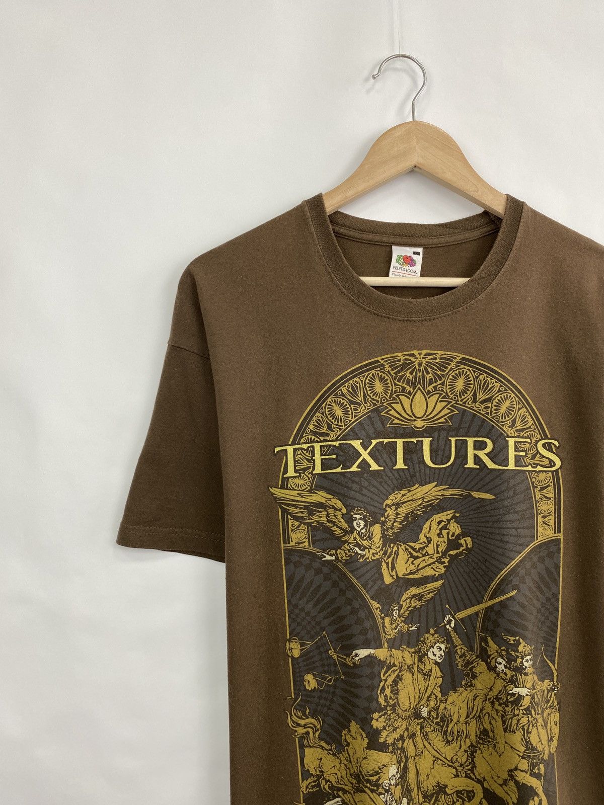 Other Vintage 90s Textures brown t-shirt rare retro hype Y2K Size US L / EU 52-54 / 3 - 2 Thumbnail