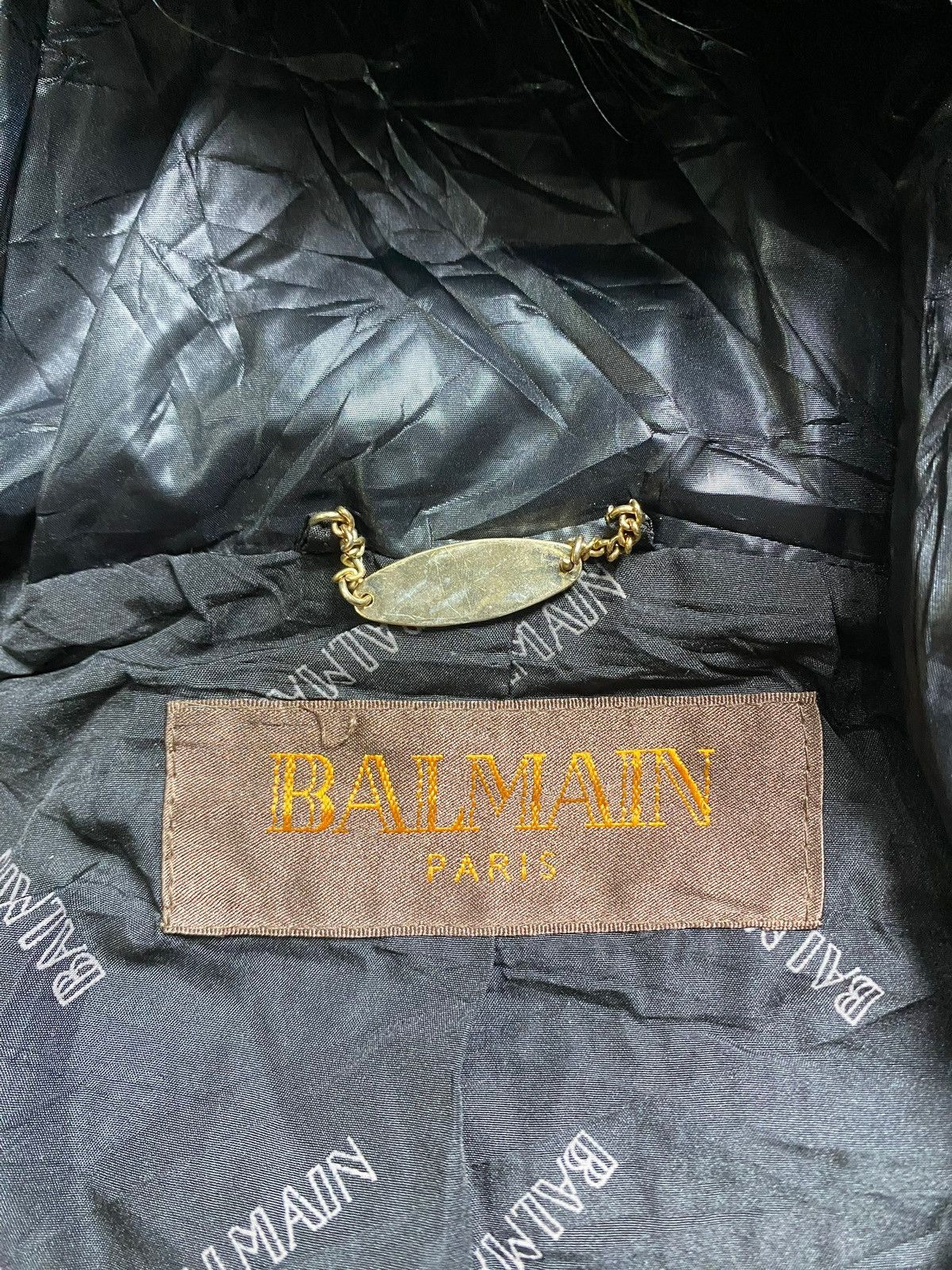 Balmain Balmain Fur Hood Long Coat Glossy Black Puffer Luxury Winter Size US M / EU 48-50 / 2 - 5 Thumbnail