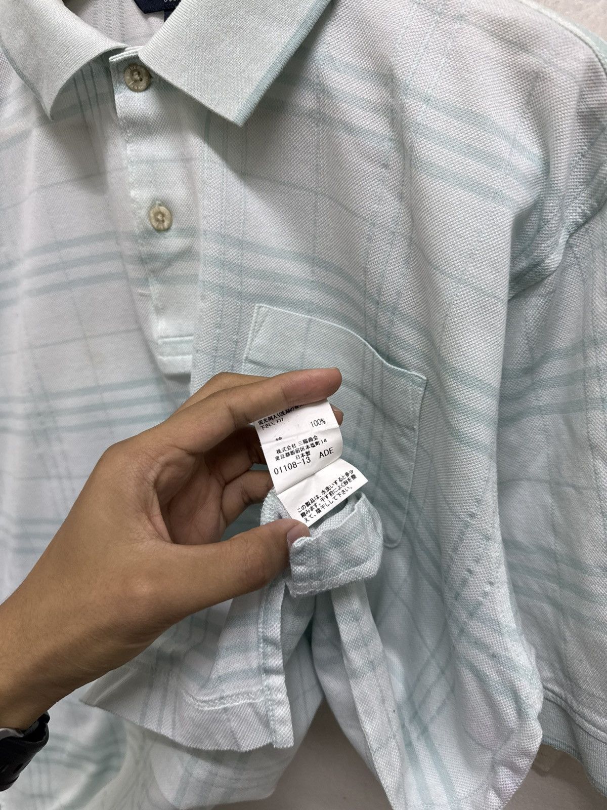 Burberry Vintage Burberry Golf Checkered Polo Shirt Size US L / EU 52-54 / 3 - 5 Thumbnail