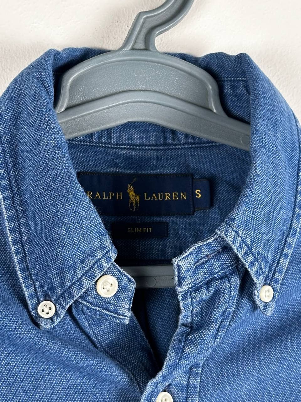 Designer × Polo Ralph Lauren × Ralph Lauren Polo Ralph Lauren Luxury Oxford Indigo SS SHIRT Size US S / EU 44-46 / 1 - 5 Thumbnail