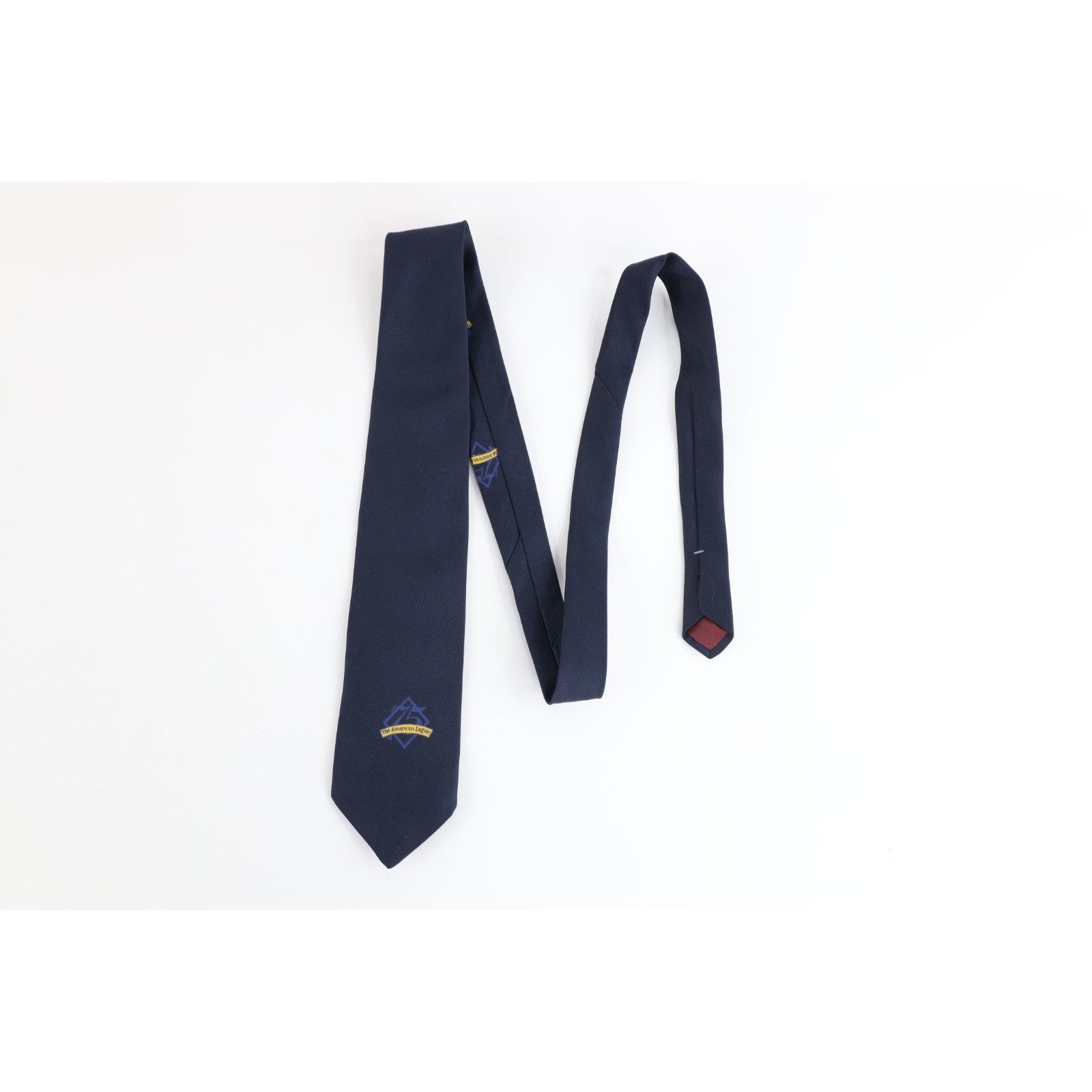 Vintage Vintage 90s Spell Out The American Legion 75 Years Neck Tie Size ONE SIZE - 2 Thumbnail