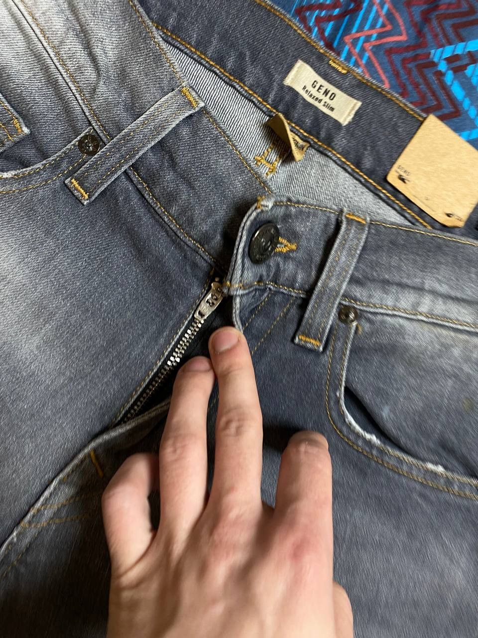 True Religion × Vintage VINTAGE Y2K ARCHIVE STYLE GRUNGE FADED JEANS Size US 30 / EU 46 - 8 Thumbnail