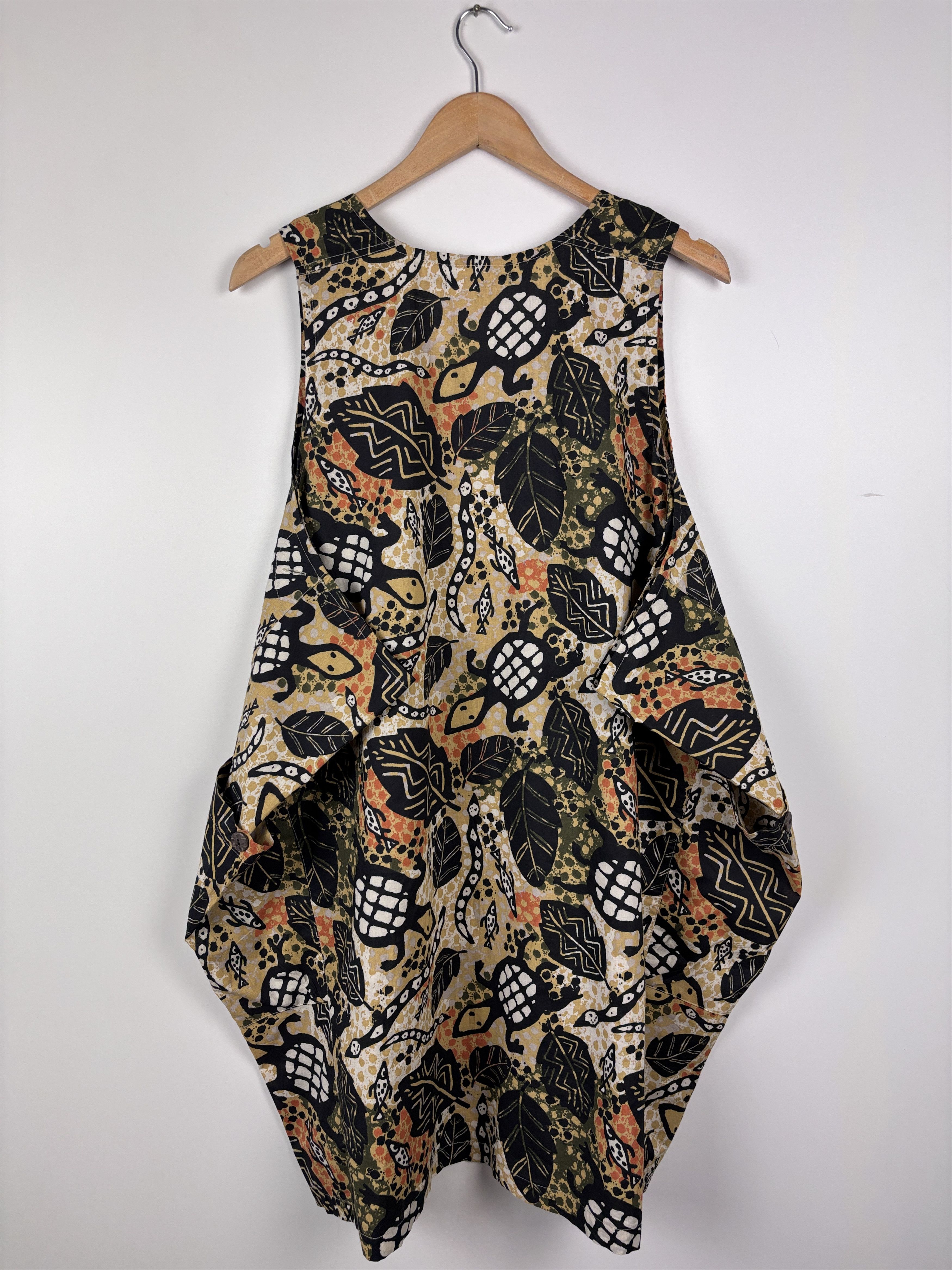 Gudrun Sjoden Gudrun Sjoden Turtle Floral Pattern Organic Cotton Dress S/M Size M / US 6-8 / IT 42-44 - 7 Thumbnail