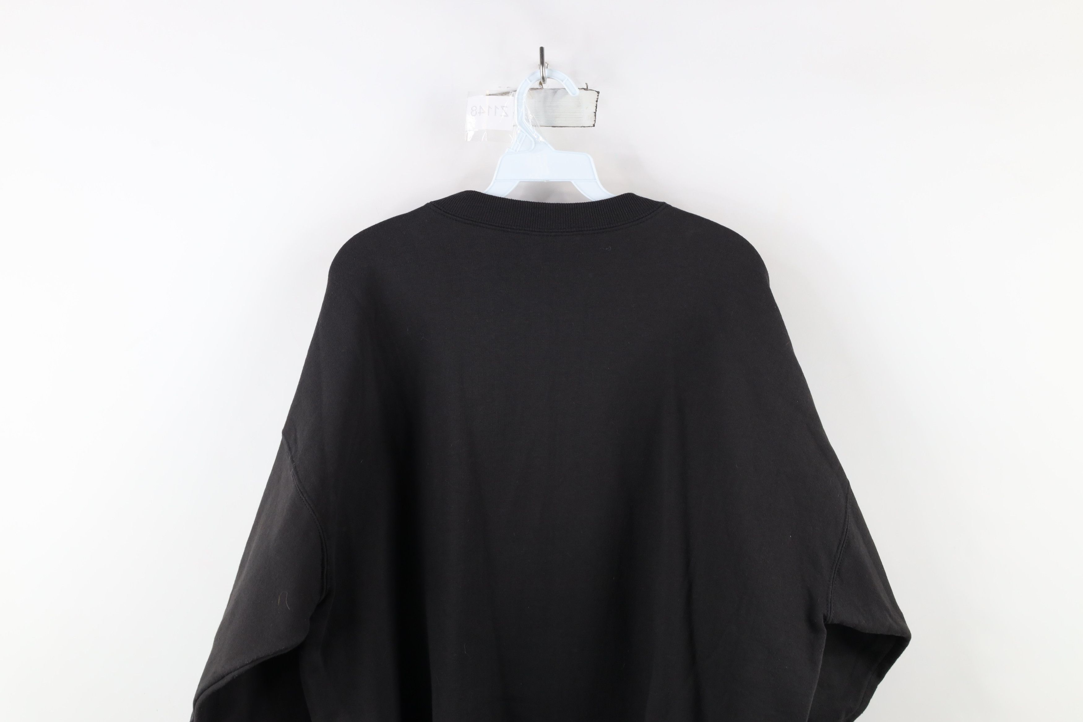 Vintage Vintage 90s Streetwear Faded Christmas Mistletoe Sweatshirt Size XL / US 12-14 / IT 48-50 - 8 Thumbnail