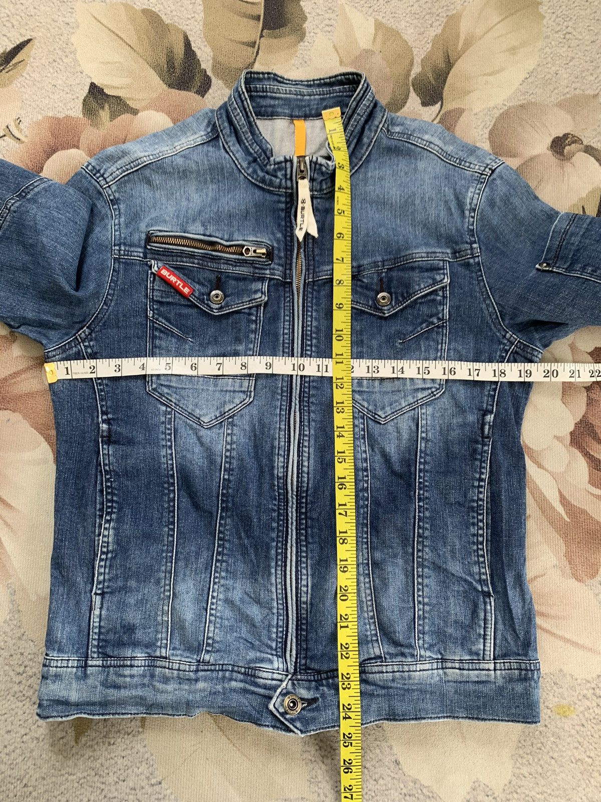 Japanese Brand Burtle Workwear Jacket Denim Like Size US L / EU 52-54 / 3 - 12 Thumbnail
