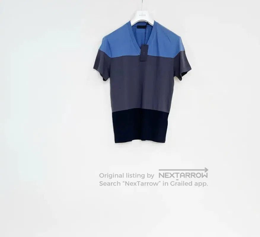 Prada Prada Colorblock Men's Cotton T-Shirt. Size US M / EU 48-50 / 2 - 1 Thumbnail