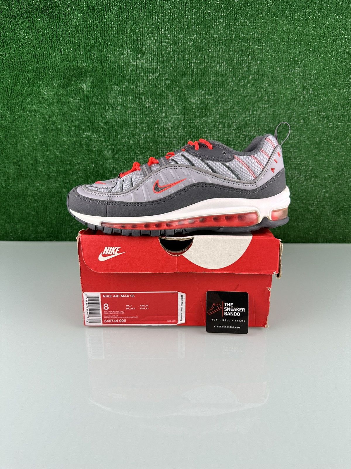Nike Nike Air Max 98 Total Crimson Size 8 Size US 8 / EU 41 - 1 Thumbnail