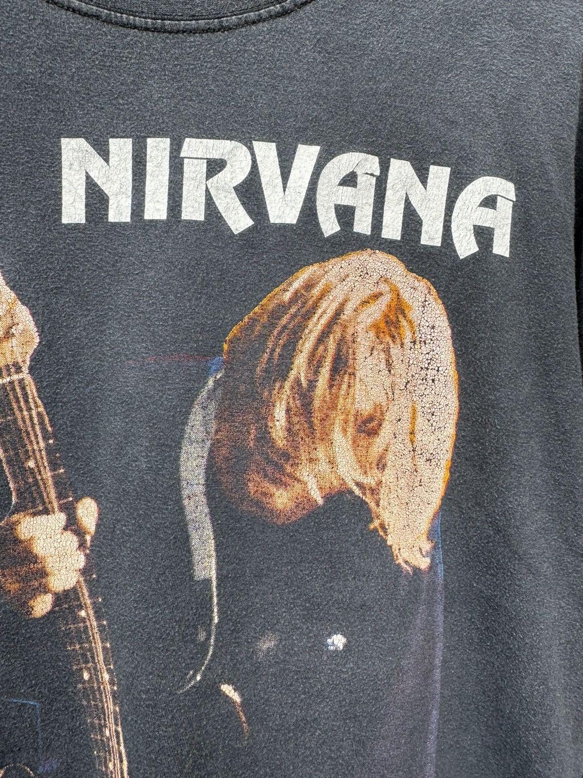 Band Tees Vintage Nirvana Kurt Cobain T Shirt Faded y2k Size US M / EU 48-50 / 2 - 4 Thumbnail