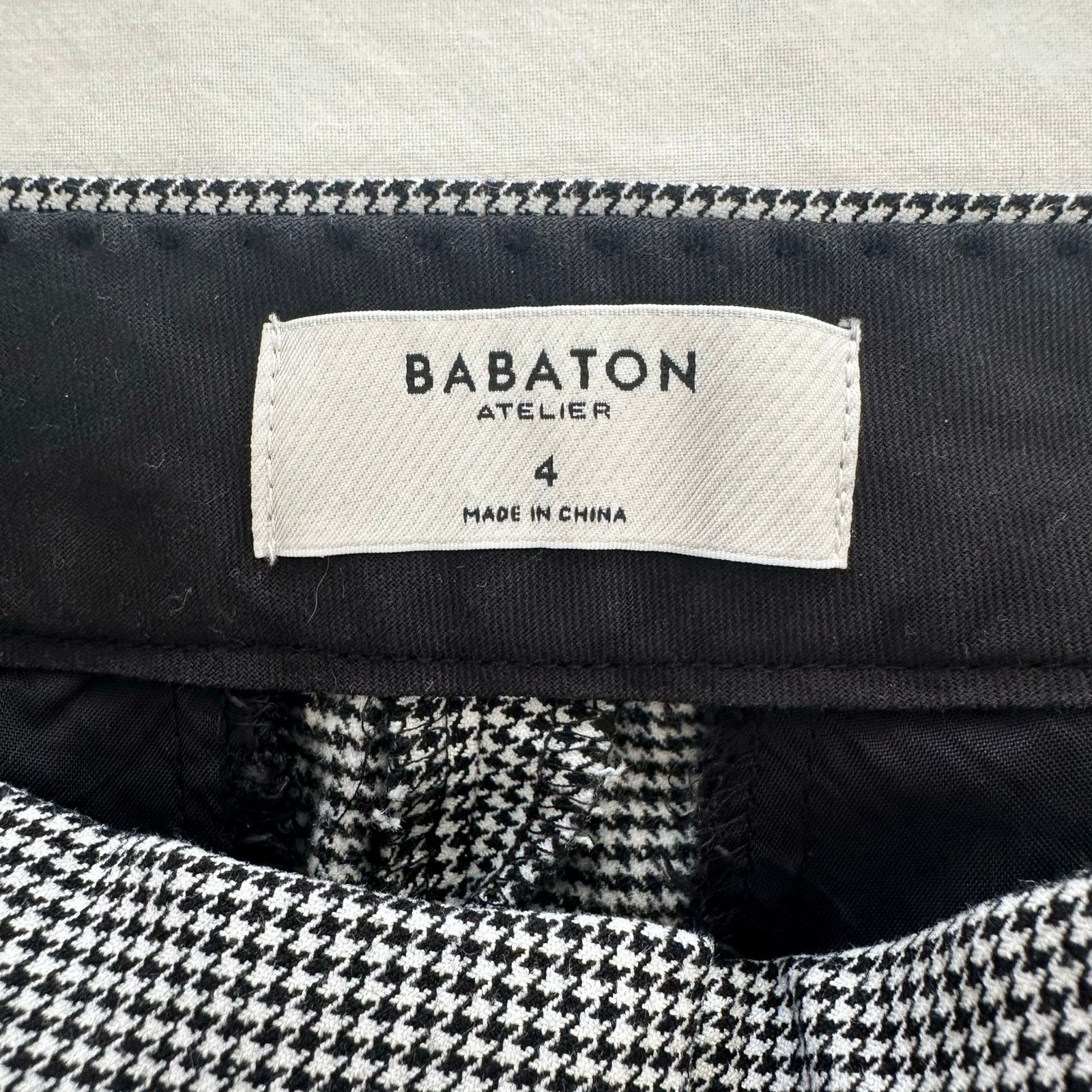 Aritzia Aritzia Babaton Houndstooth Numero Pants High Rise Size 4 Size 27" / US 4 / IT 40 - 4 Thumbnail