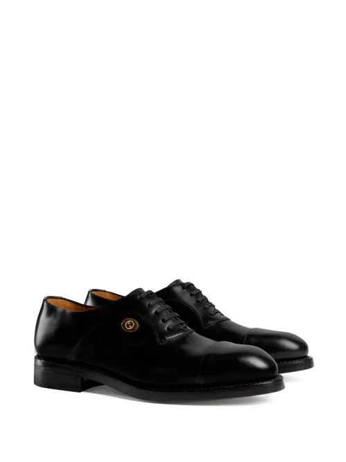 Gucci o1mt1gz0225 Lace-Up Shoes in Black Size US 6 / EU 39 - 2 Thumbnail