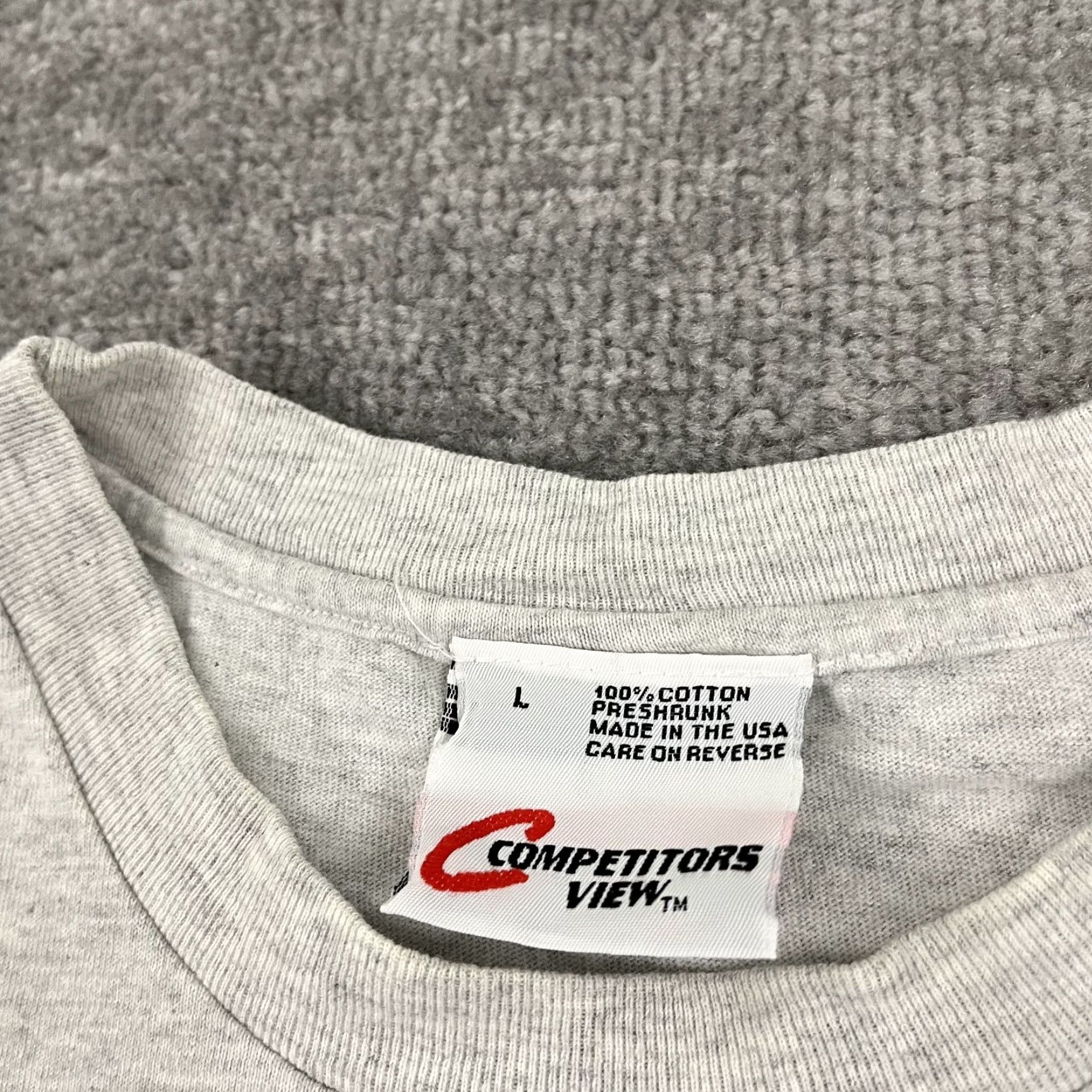NASCAR VINTAGE Competition JEFF GORDON Shirt Mens Large Gray Graphic Nascar Double-Sided Tee 1999 Size US L / EU 52-54 / 3 - 3 Thumbnail