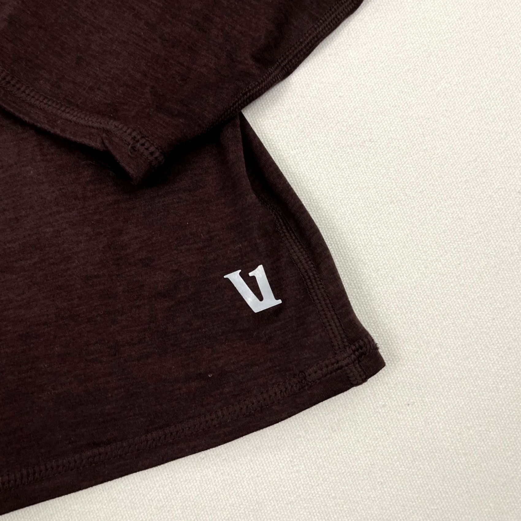 Vuori Vuori Ease Performance Half Zip 2.0 Pullover Mens S Burgundy Maroon Active V221 Jacket Size US S / EU 44-46 / 1 - 2 Thumbnail