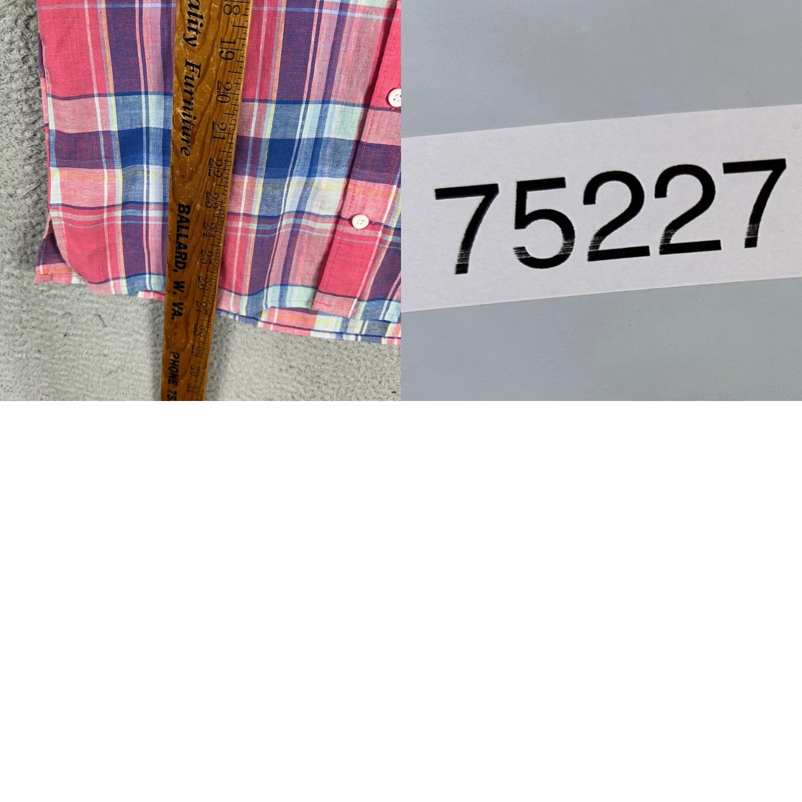 Izod IZOD Mens Linen Blend Shirt Small Pink Plaid Short Sleeve Button Up Pocket NEW Shirt Mens Small Pink Plaid Short Sleeve Button-Up Pocket IZOD Size US S / EU 44-46 / 1 - 8 Thumbnail