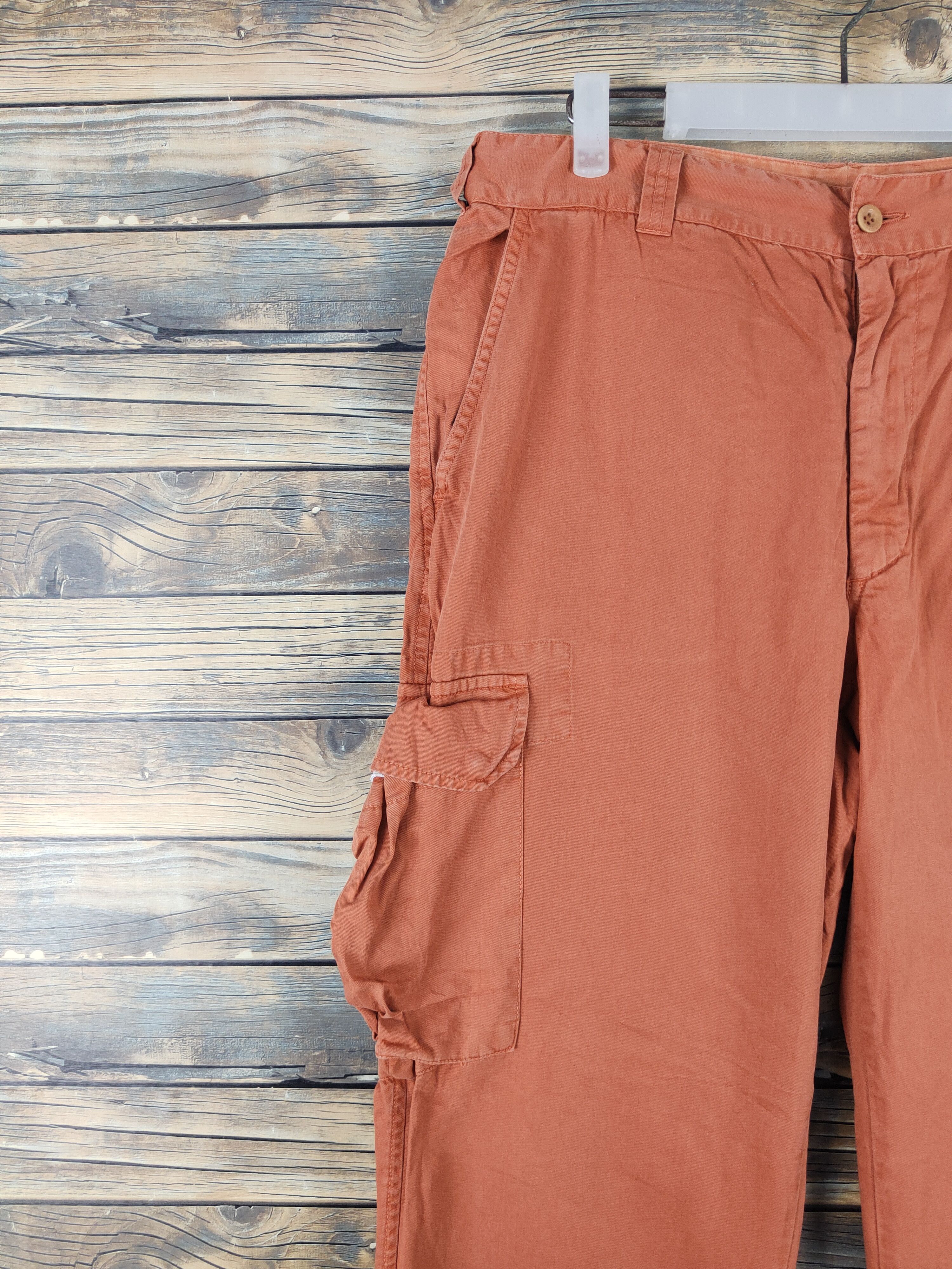 Brooksfield Brooksfield Orange Multipocket Tactical Cargo Pants #W1703 Size US 32 / EU 48 - 3 Thumbnail