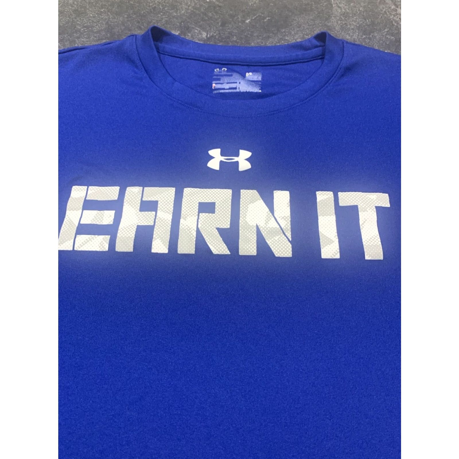 Under Armour Under Armour T-Shirt Large Blue Activewear Mens Size US L / EU 52-54 / 3 - 3 Thumbnail